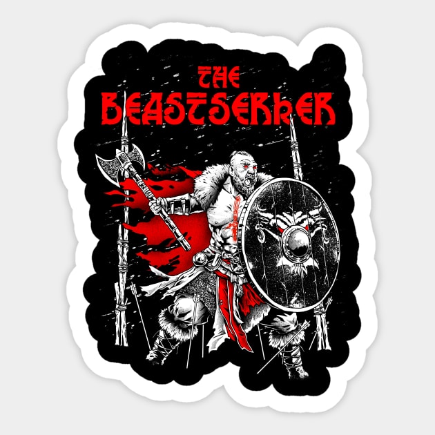 The Beastserker Sticker by redcolour